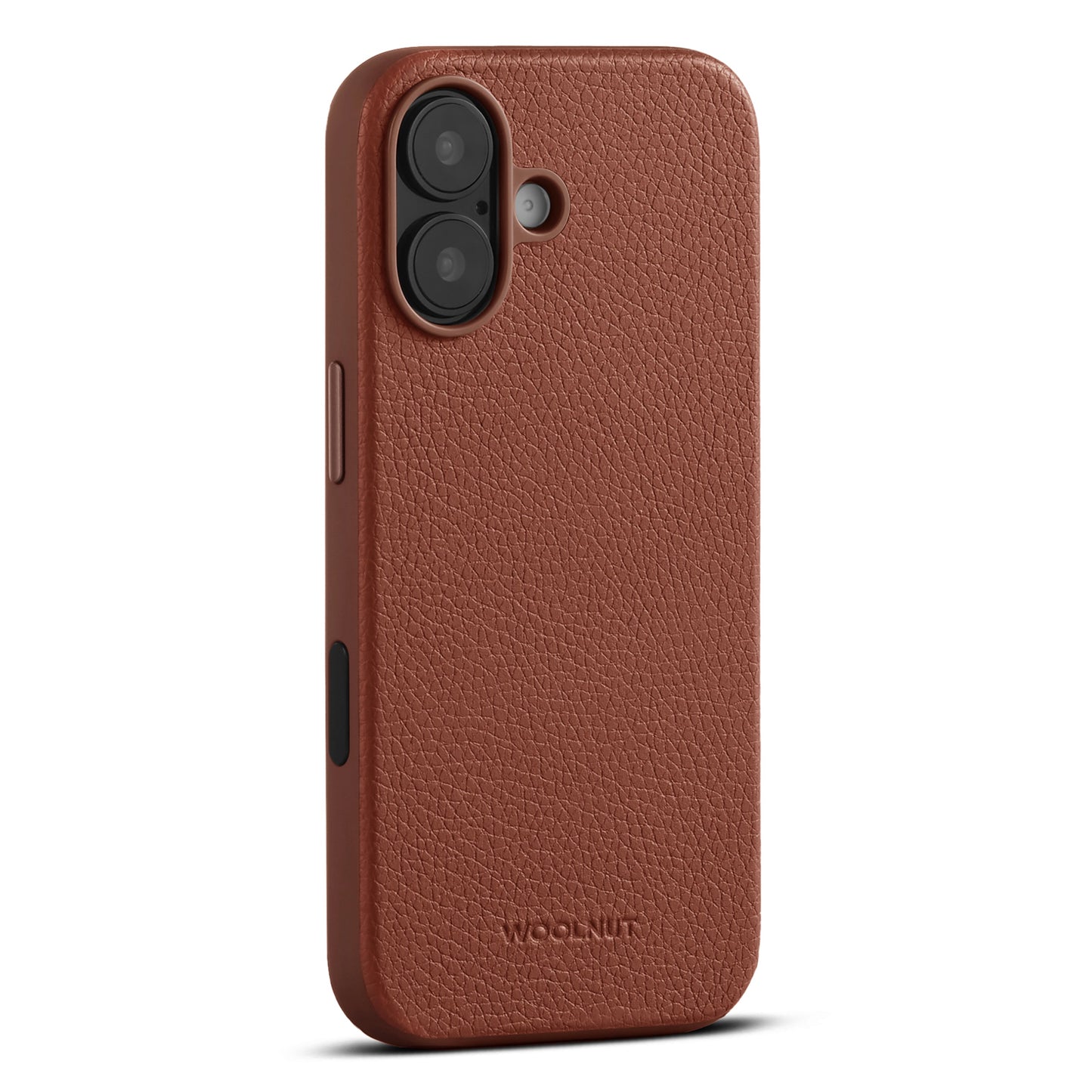 Husa de protectie Woolnut din piele pentru iPhone 17, Maro