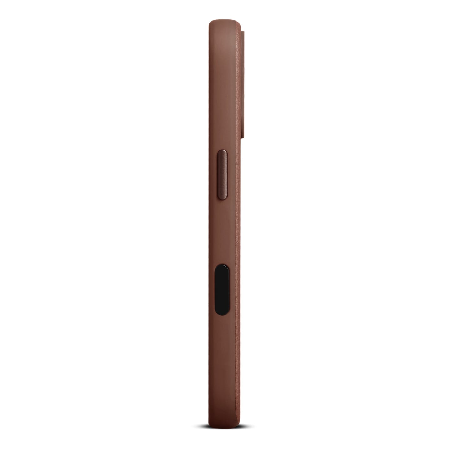 Husa de protectie Woolnut din piele pentru iPhone 17, Maro