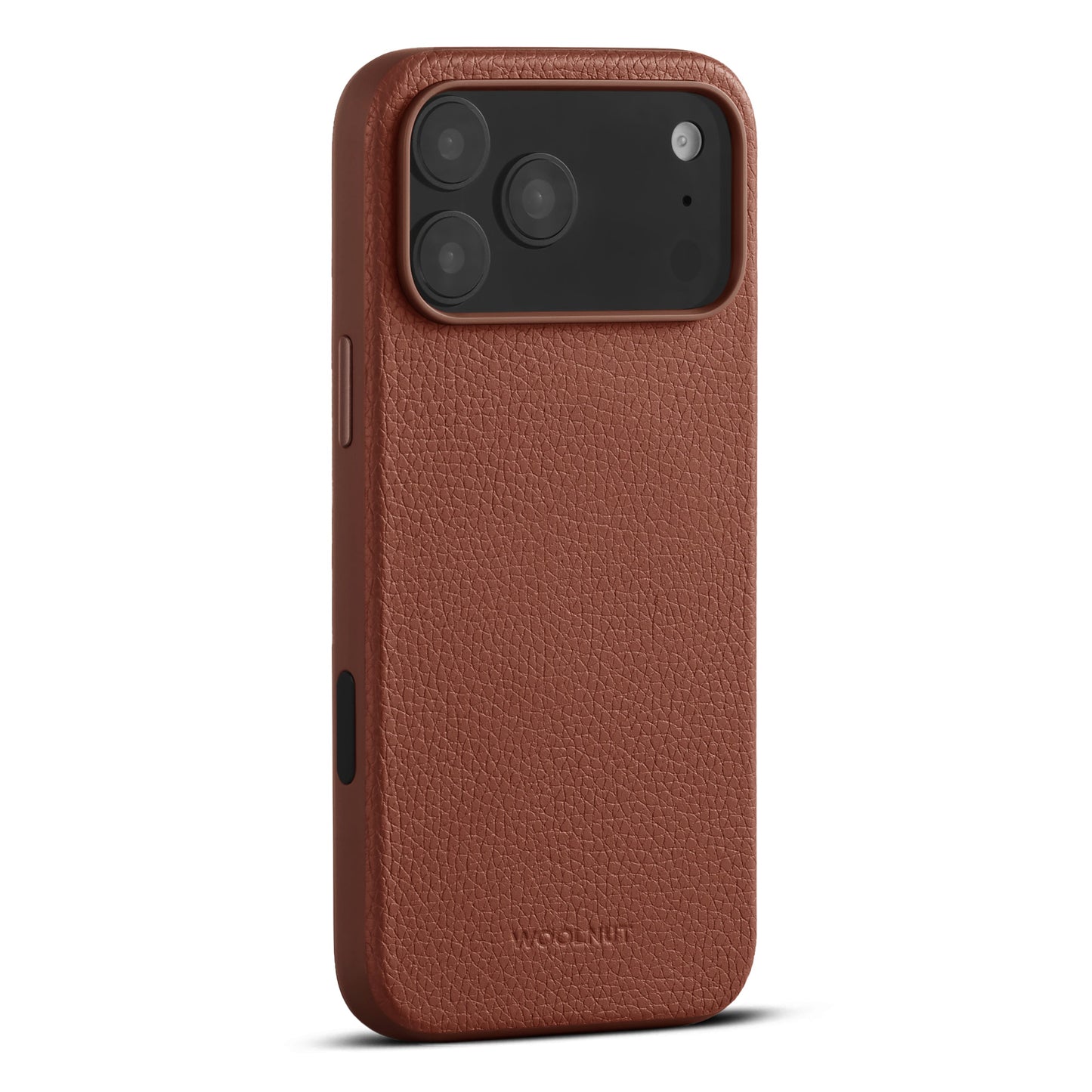 Husa de protectie Woolnut din piele pentru iPhone 17 Pro Max, Maro