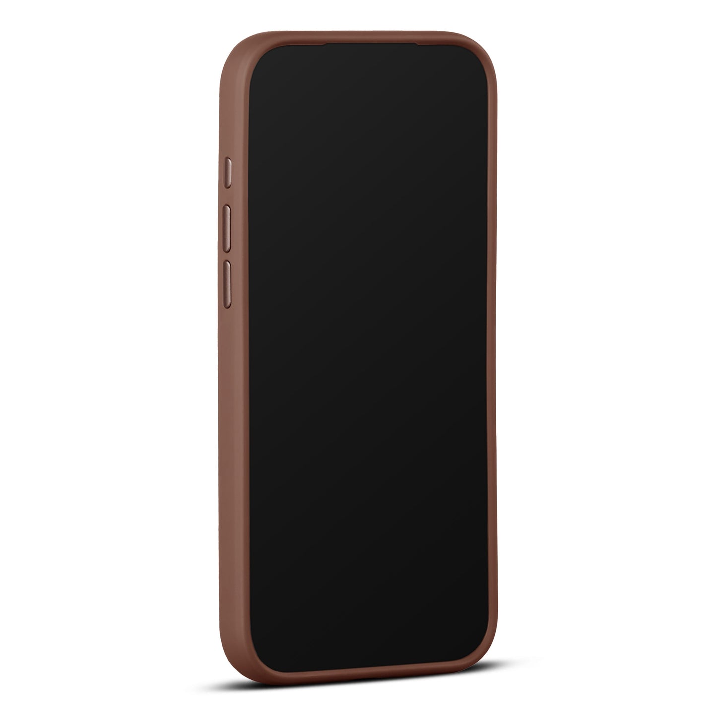 Husa de protectie Woolnut din piele pentru iPhone 17 Pro Max, Maro
