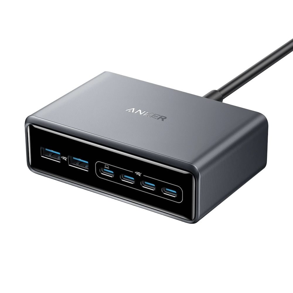 Adaptor priza Anker Prime 200W 4x USB-C Fast Charge 2X USB-A GaN USB-C PD Negru - iSTYLE RO