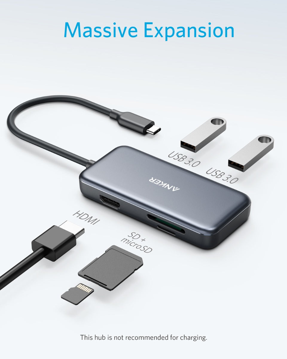 Hub Anker Premium 5-in-1 USB-C - iSTYLE RO