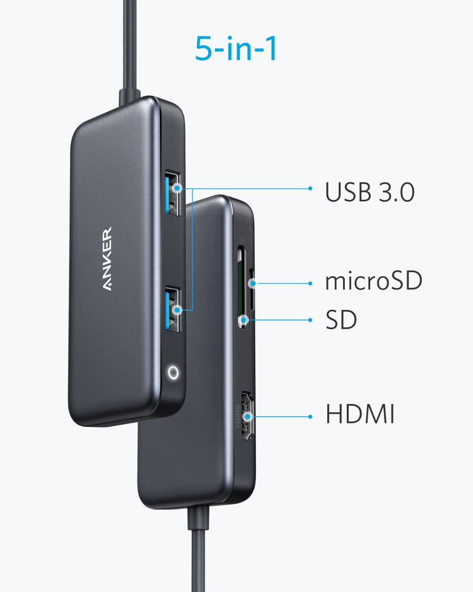Hub Anker Premium 5-in-1 USB-C - iSTYLE RO
