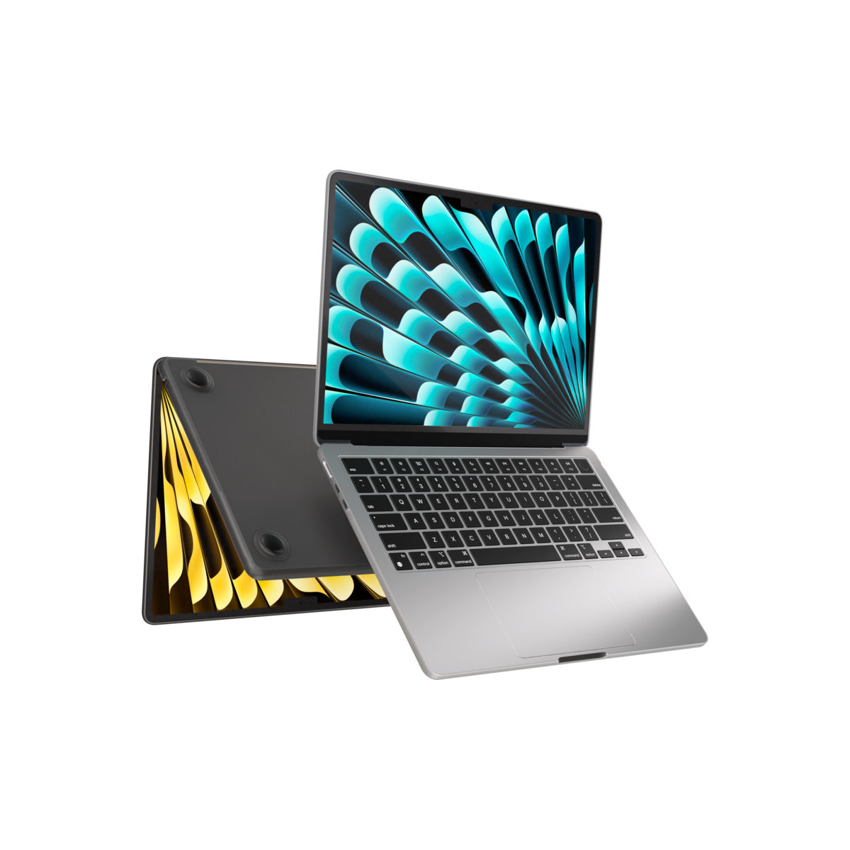 Carcasa de protectie NEXT ONE Safeguard pentru MacBook Air 15 M2, Smoke Black - iSTYLE RO