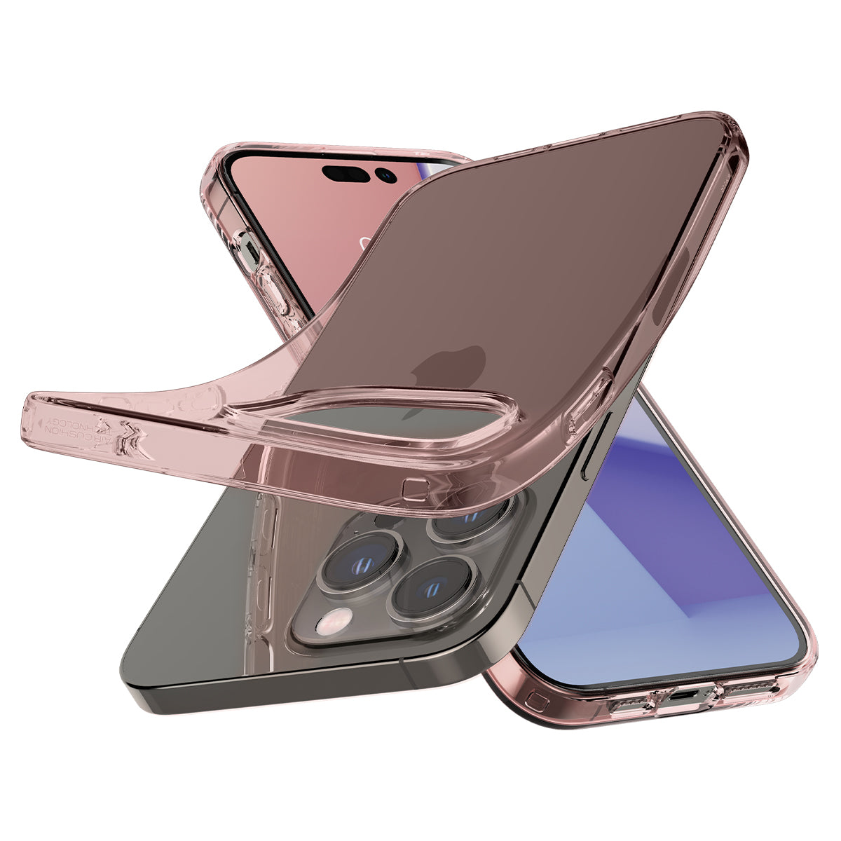Husa de protectie Spigen Crystal Flex pentru iPhone 14 Pro Max, Rose Crystal - iSTYLE RO