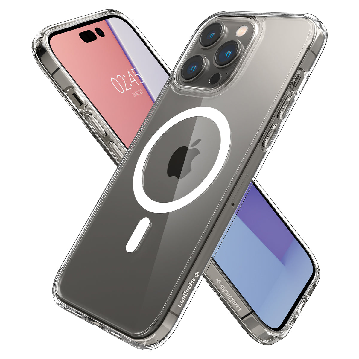 Husa de protectie Spigen Crystal Hybrid pentru iPhone 14 Pro Max, Alb Transparent - iSTYLE RO