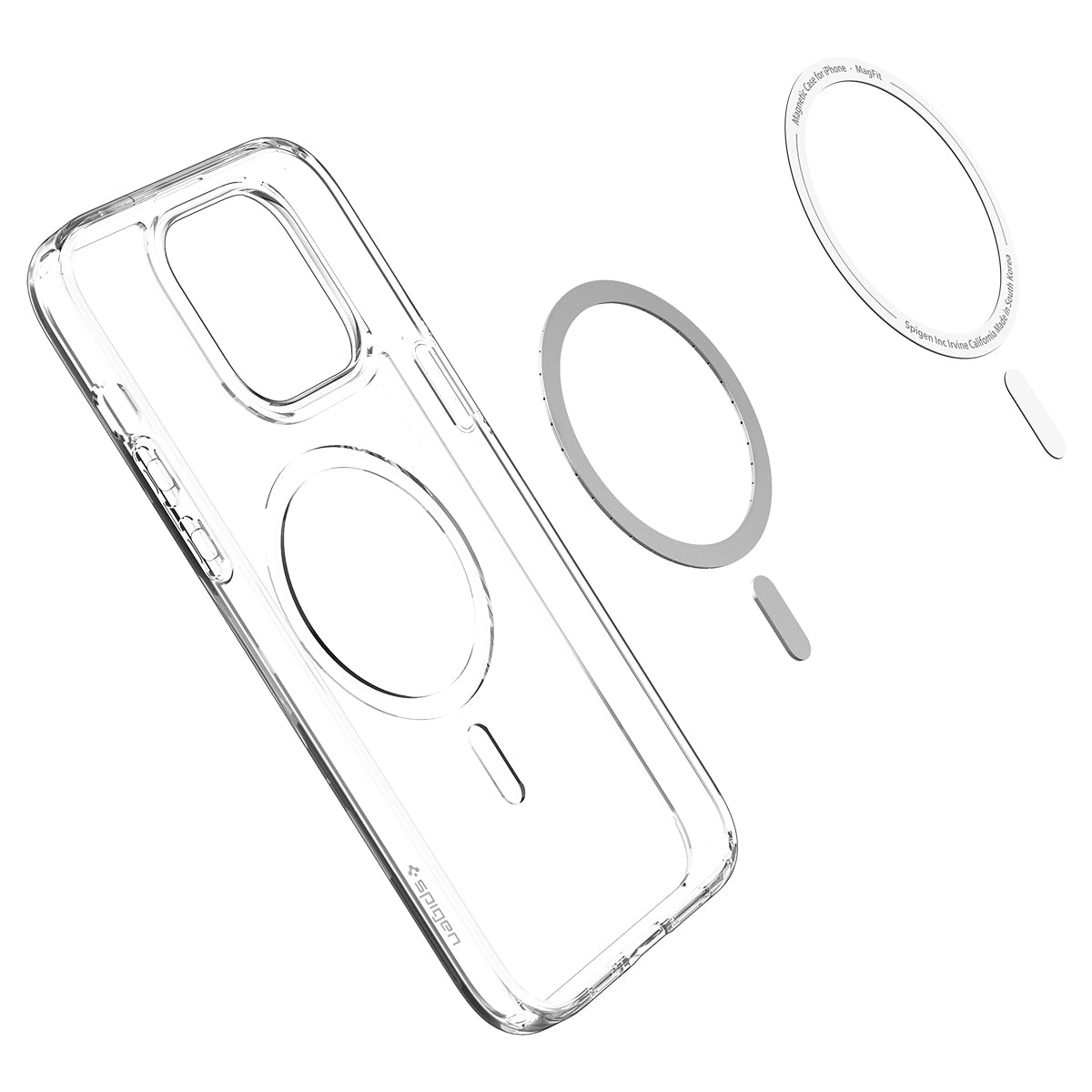 Husa de protectie Spigen Crystal Hybrid pentru iPhone 14 Pro Max, Alb Transparent - iSTYLE RO