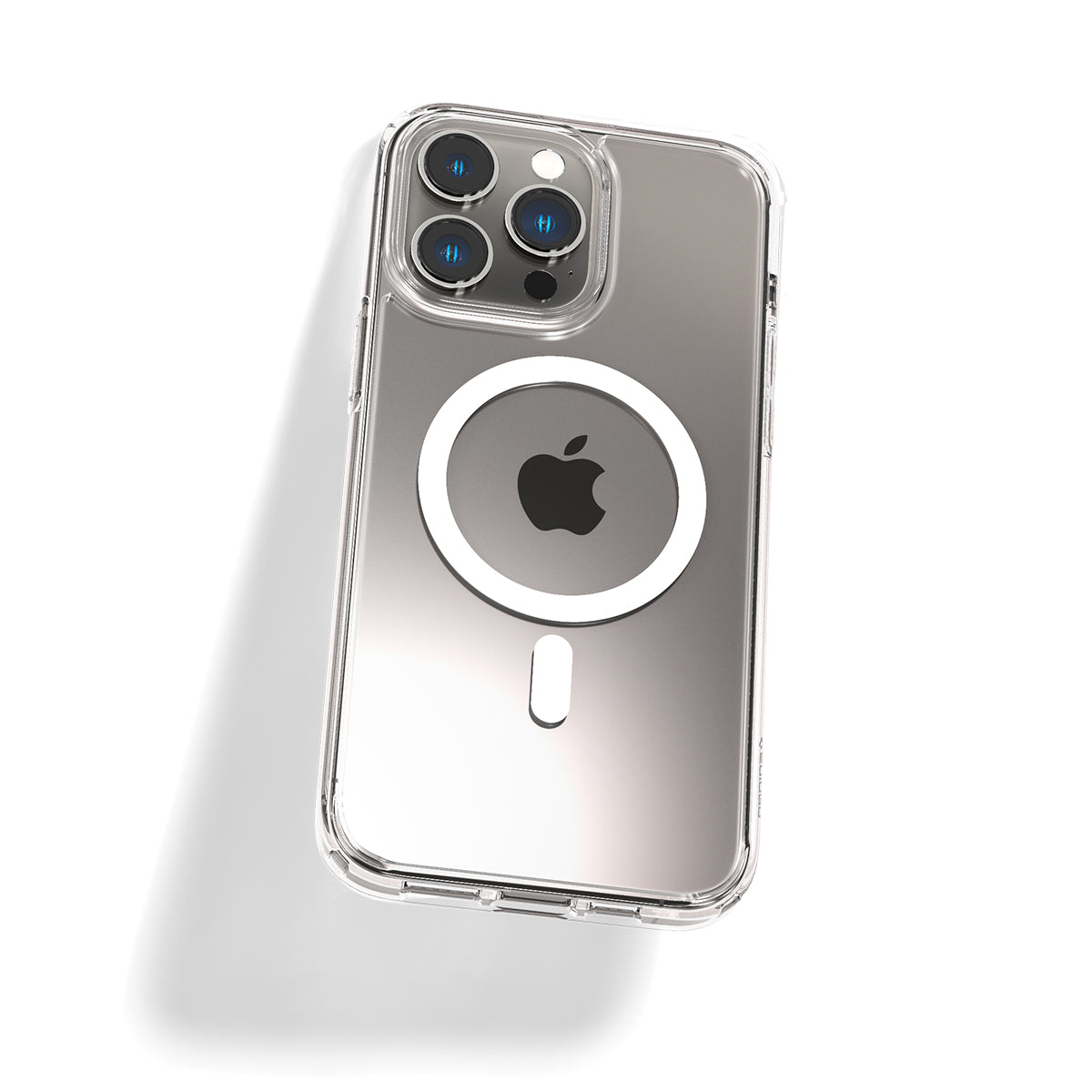 Husa de protectie Spigen Crystal Hybrid pentru iPhone 14 Pro Max, Alb Transparent - iSTYLE RO