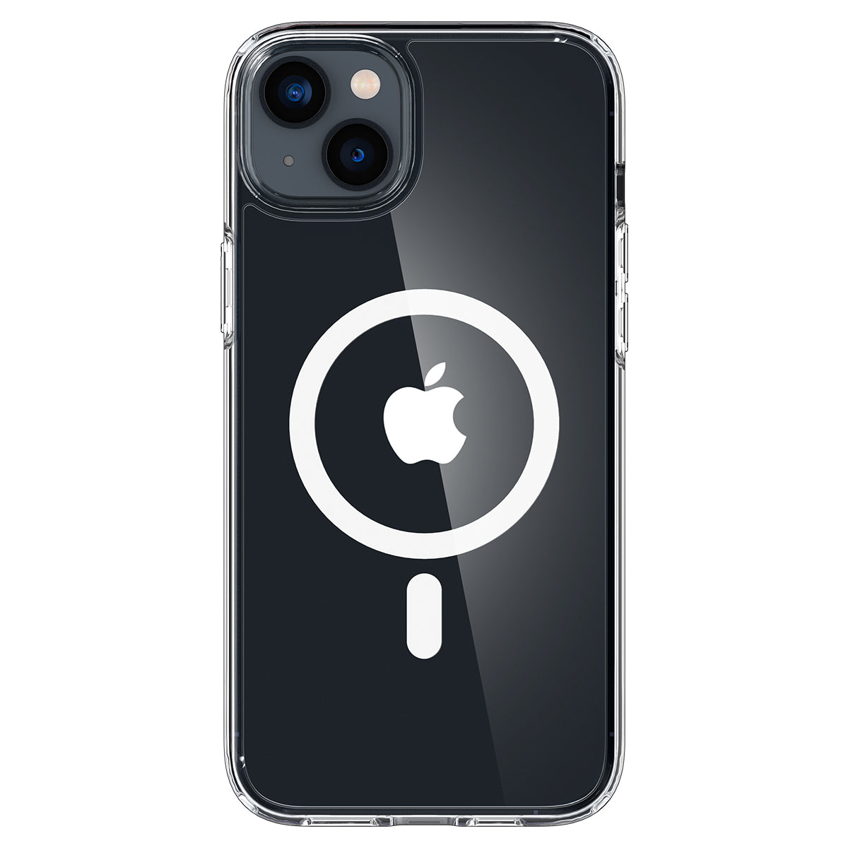 Resigilat: Husa de protectie Spigen Crystal Hybrid pentru iPhone 14, Alb Transparent - iSTYLE RO