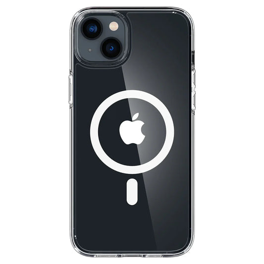 Husa de protectie Spigen Crystal Hybrid pentru iPhone 14 Plus, Alb Transparent - iSTYLE RO