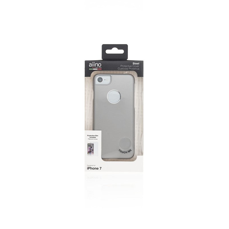 Husă de protectie Aiino acoperita cu un strat subtire de aluminiu pentru iPhone 7/8 , Gri Spațial - iSTYLE RO