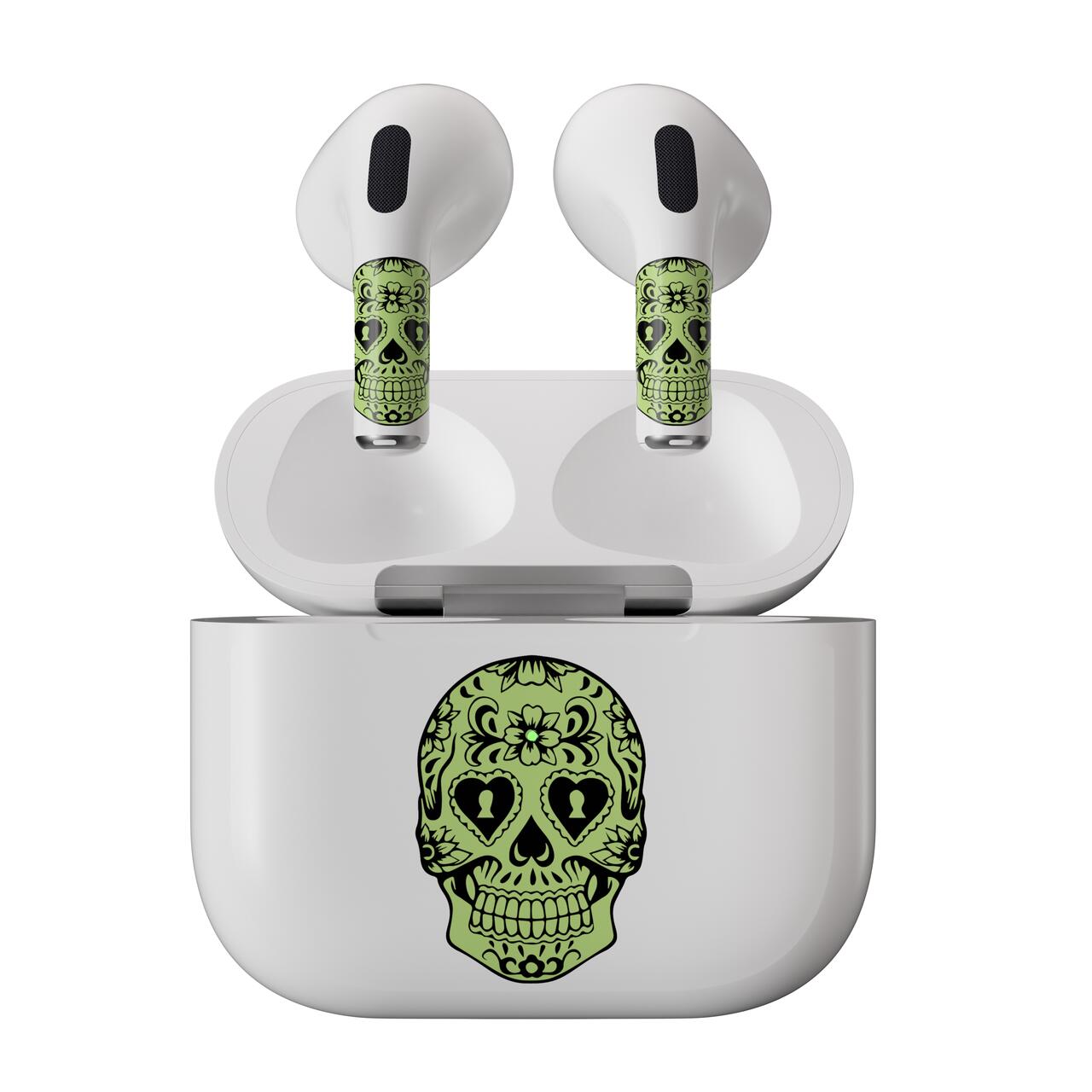 Skin NEXT ONE pentru AirPods 3rd Gen. - Craniu fosforescent - iSTYLE RO