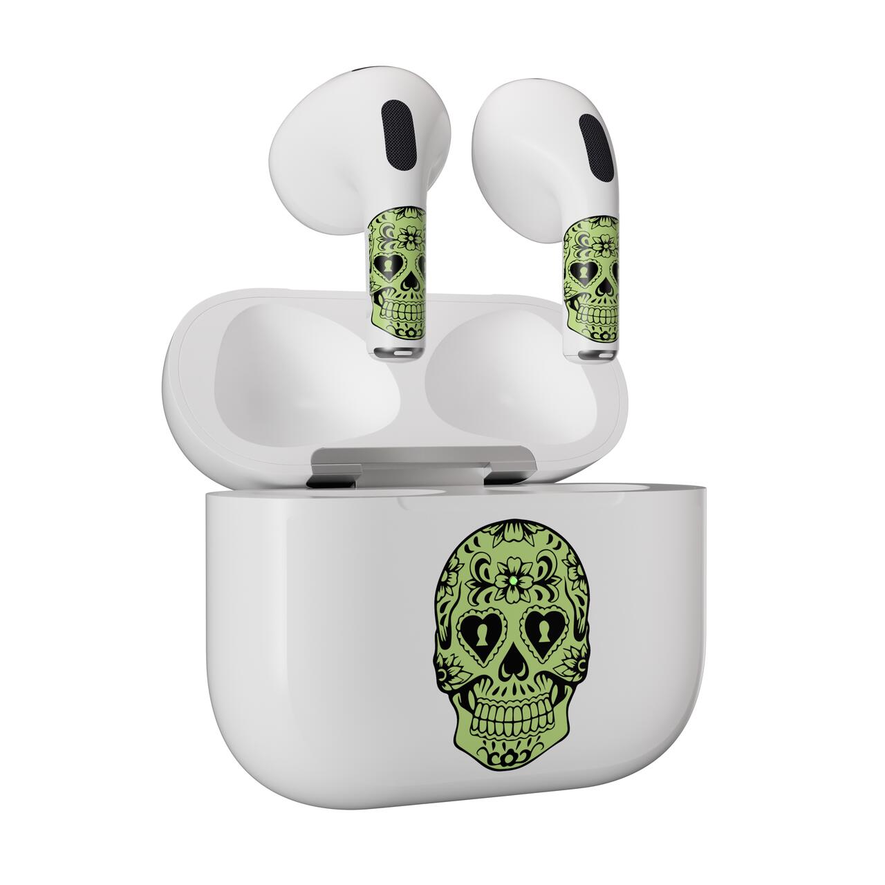 Skin NEXT ONE pentru AirPods 3rd Gen. - Craniu fosforescent - iSTYLE RO