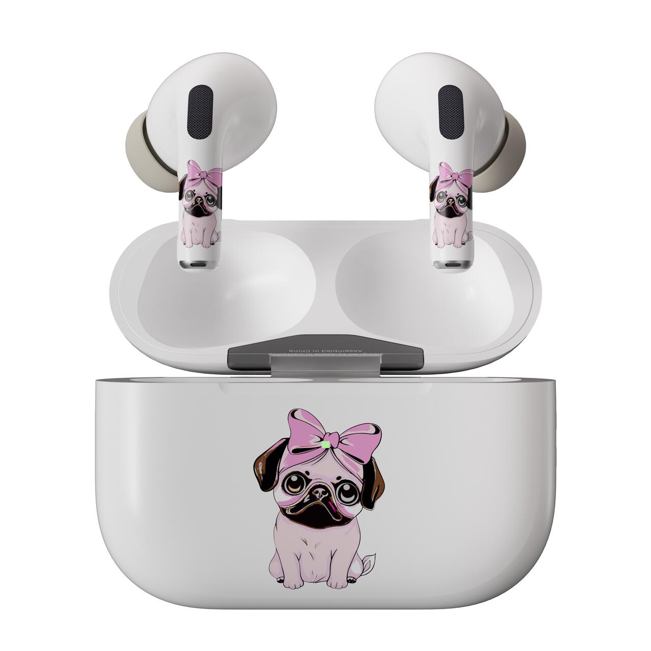 Skin NEXT ONE pentru AirPods Pro - Pug Roz - iSTYLE RO