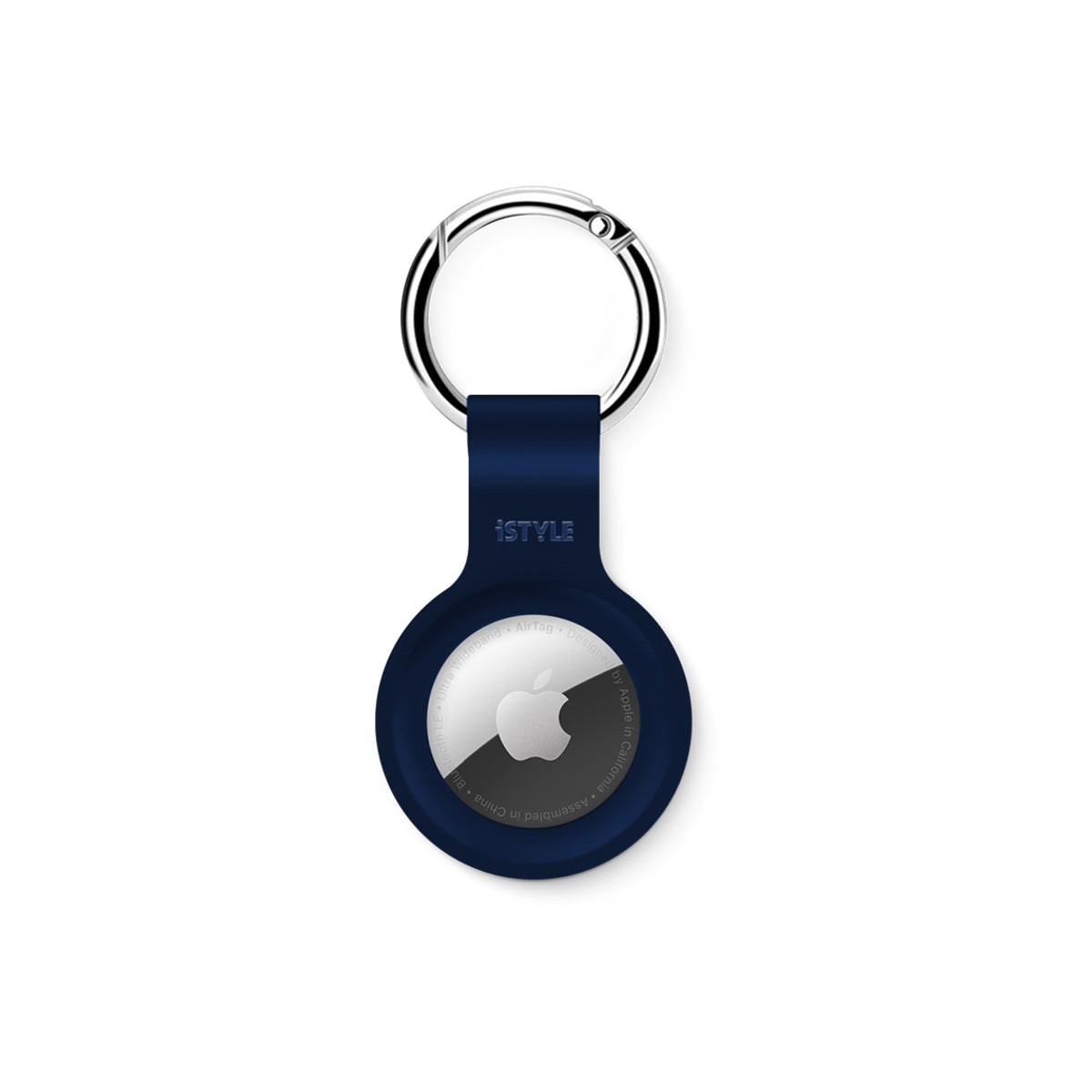 Breloc iSTYLE pentru AirTag, Silicon, Albastru - iSTYLE RO