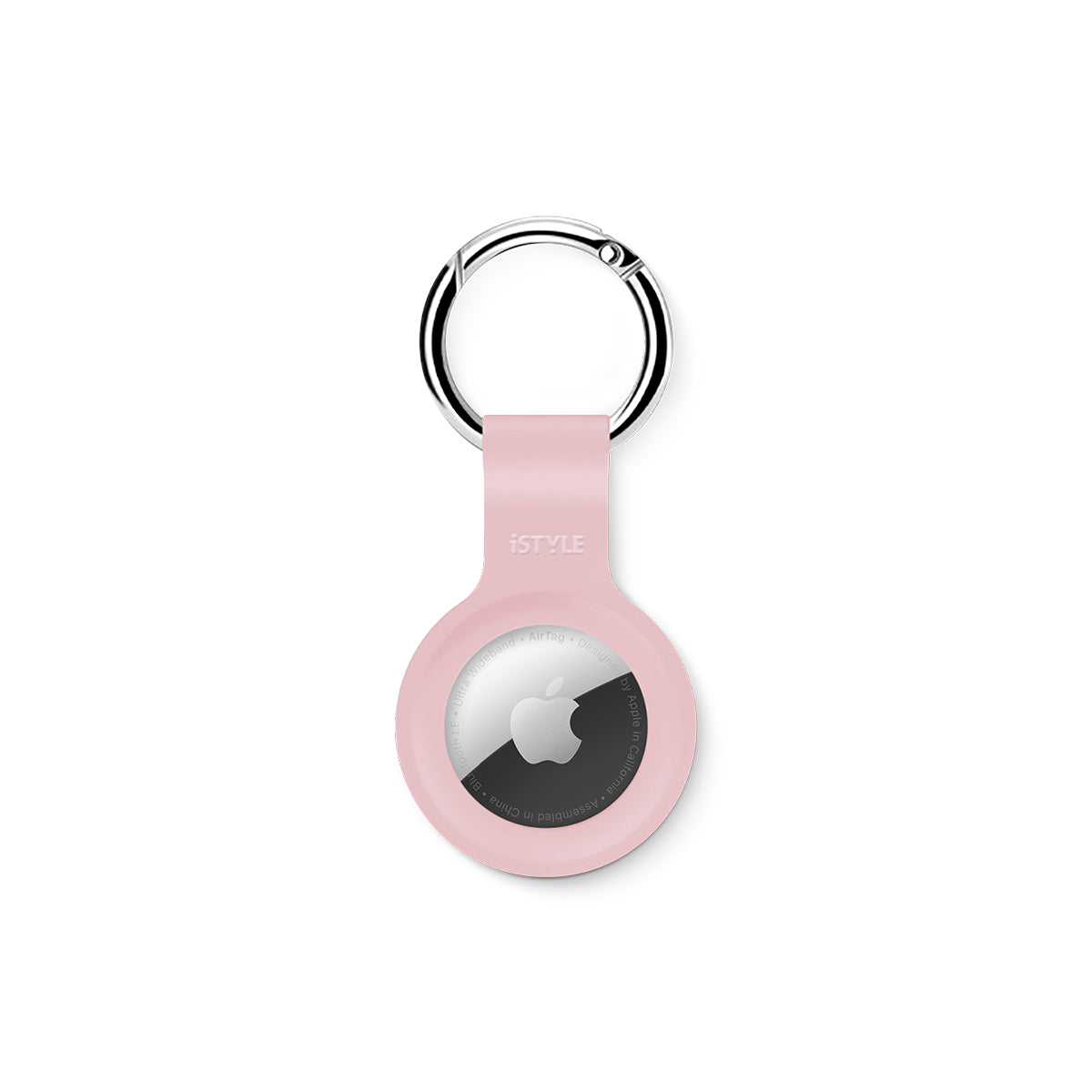 Breloc iSTYLE pentru AirTag, Silicon, Roz - iSTYLE RO