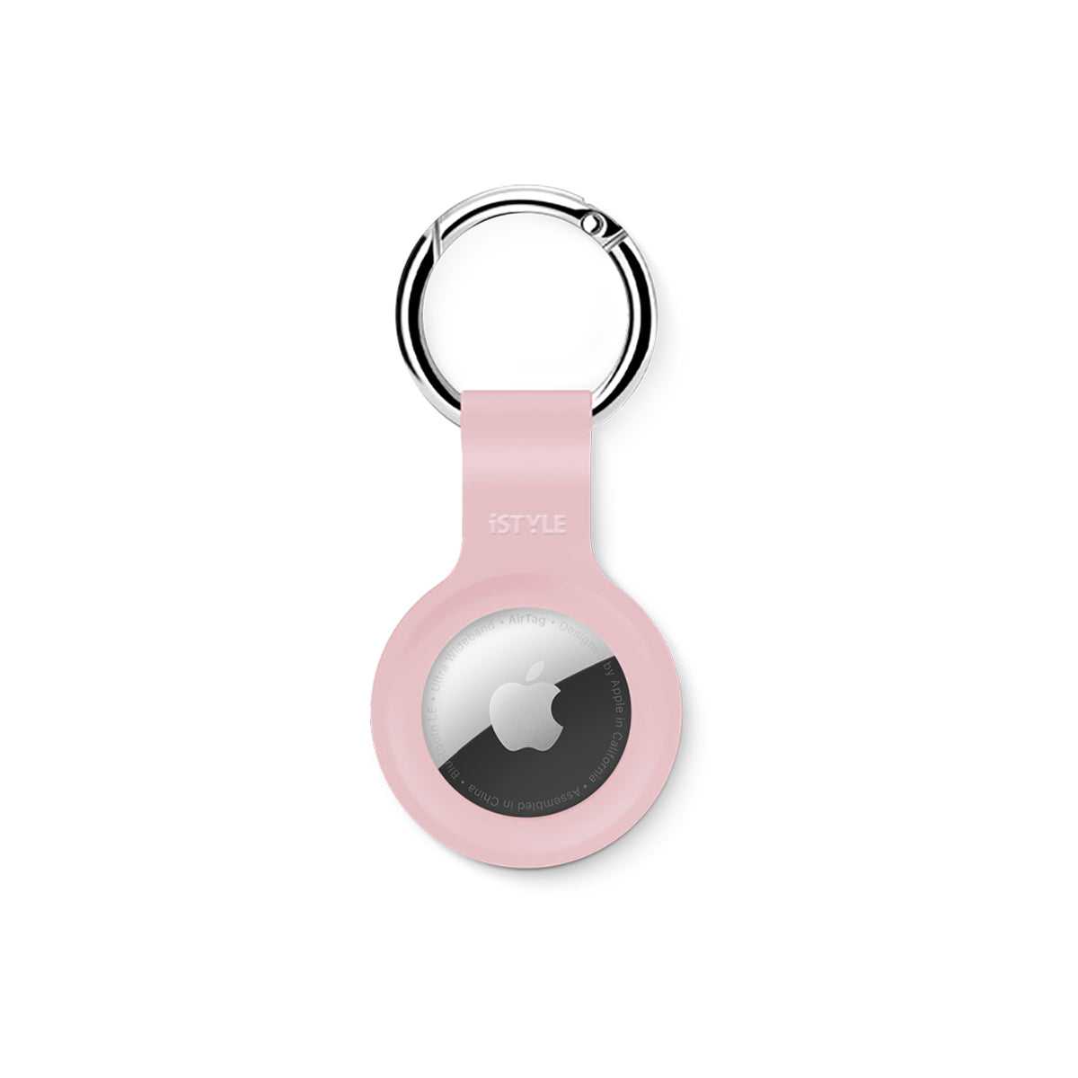Breloc iSTYLE pentru AirTag, Silicon, Roz - iSTYLE RO