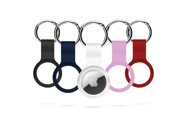 Breloc Epico pentru AirTag, Silicon, Alb - iSTYLE RO