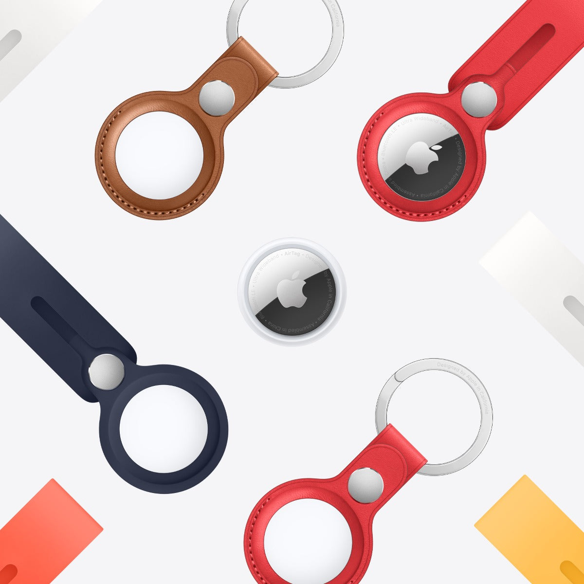 Breloc Apple pentru AirTag Loop, White - iSTYLE RO