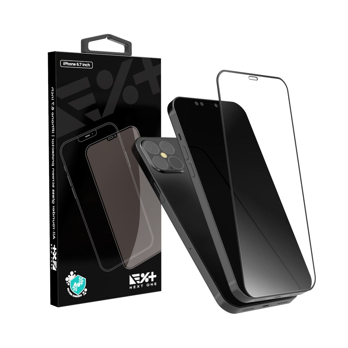 Folie de protectie NEXT ONE pentru iPhone 12 Pro Max, All Round - iSTYLE RO