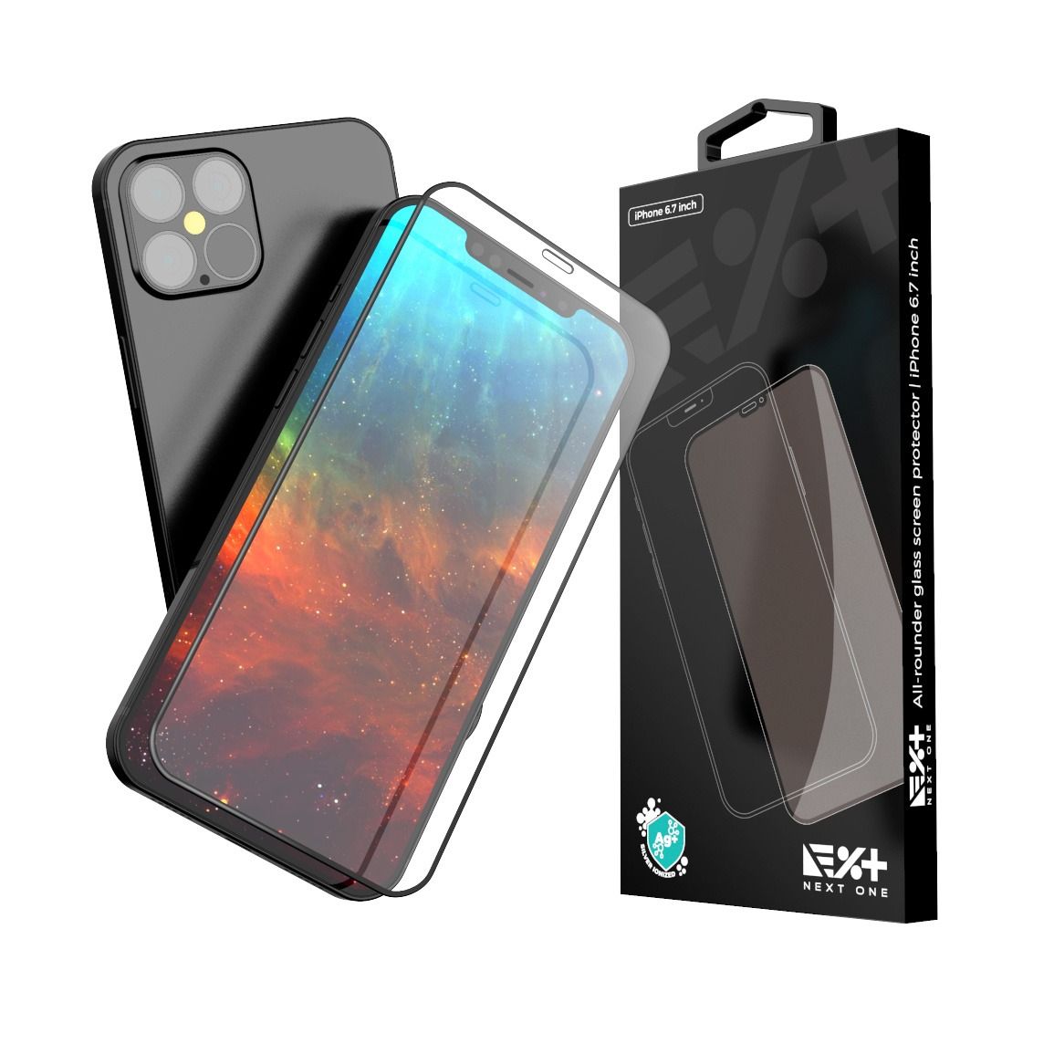 Folie de protectie NEXT ONE pentru iPhone 12 Pro Max, All Round - iSTYLE RO