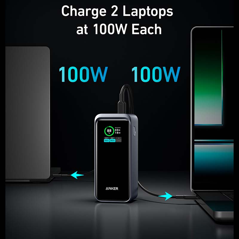 Baterie externa ANKER Prime A1336011, 20000mAh, 2x USB-C, 1x USB-A, Power Delivery 200W - iSTYLE RO