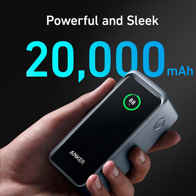 Baterie externa ANKER Prime A1336011, 20000mAh, 2x USB-C, 1x USB-A, Power Delivery 200W - iSTYLE RO
