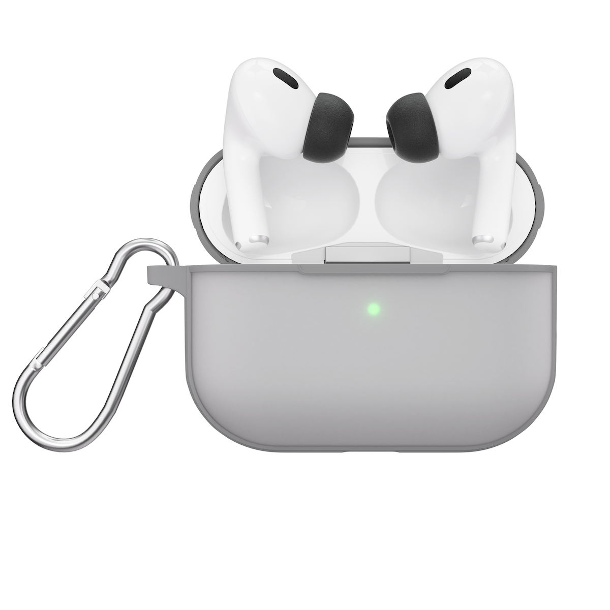 Husa de protectie NEXT ONE pentru AirPods Pro (gen. 2), TPU, Gri - iSTYLE RO