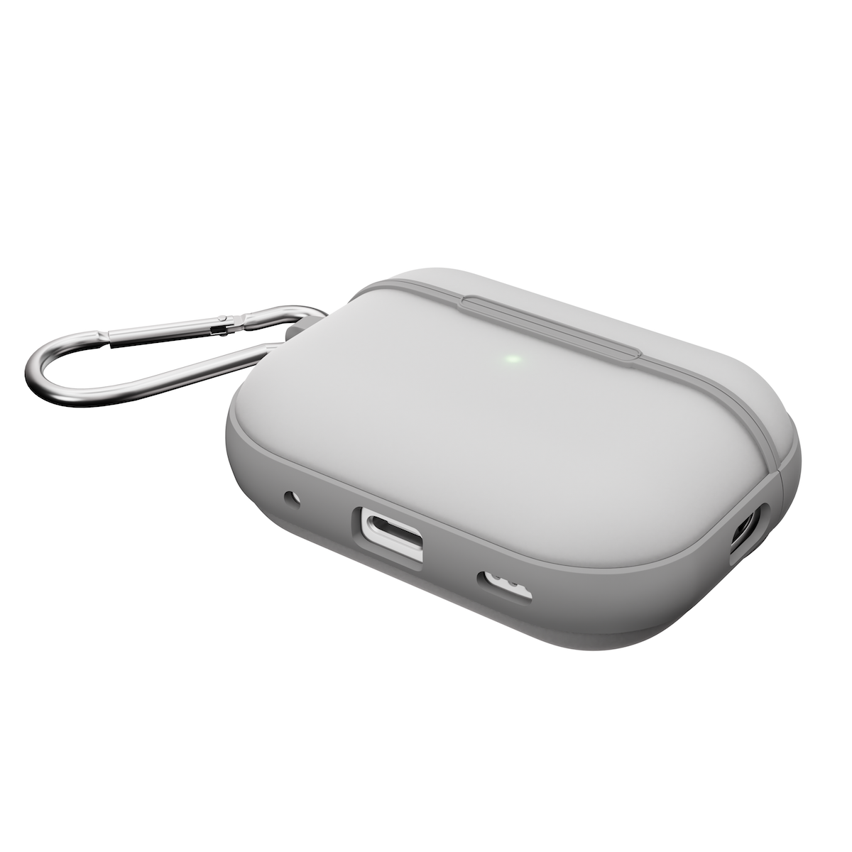 Husa de protectie NEXT ONE pentru AirPods Pro (gen. 2), TPU, Gri - iSTYLE RO