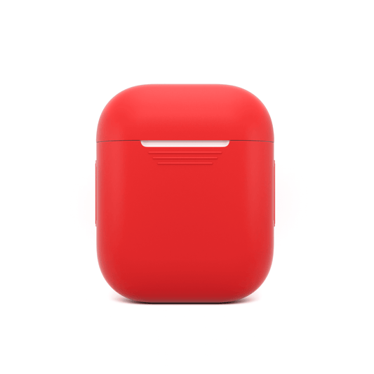Husa de protectie NEXT ONE pentru AirPods (gen.1-2), Silicon, Rosu - iSTYLE RO