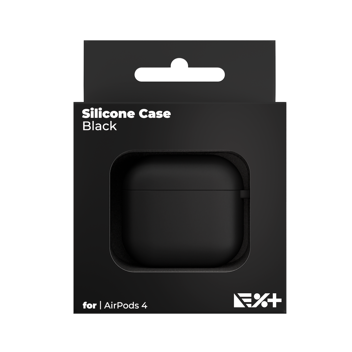 Husa de protectie NEXT ONE pentru AirPods 4, Silicon, Negru - iSTYLE RO
