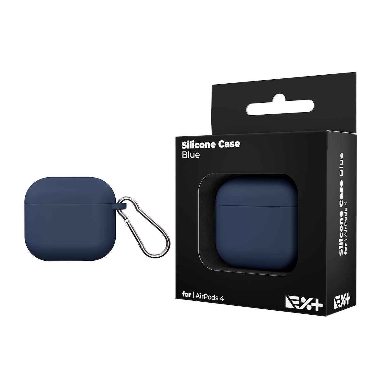 Husa de protectie NEXT ONE pentru AirPods 4, Silicon, Albastru - iSTYLE RO