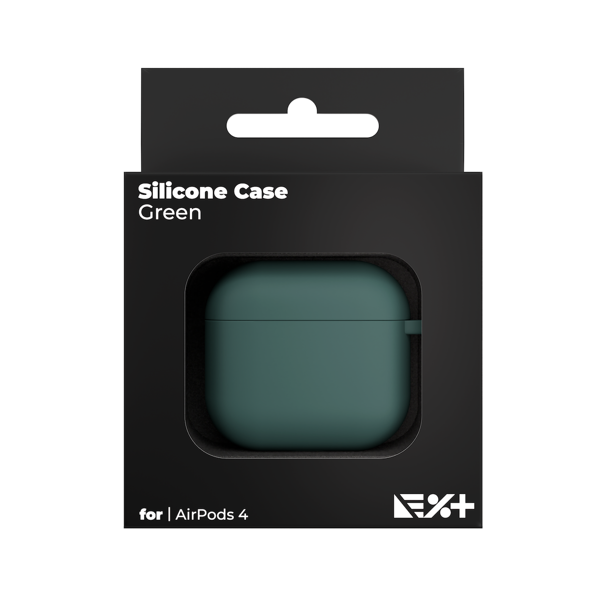Husa de protectie NEXT ONE pentru AirPods 4, Silicon, Verde - iSTYLE RO