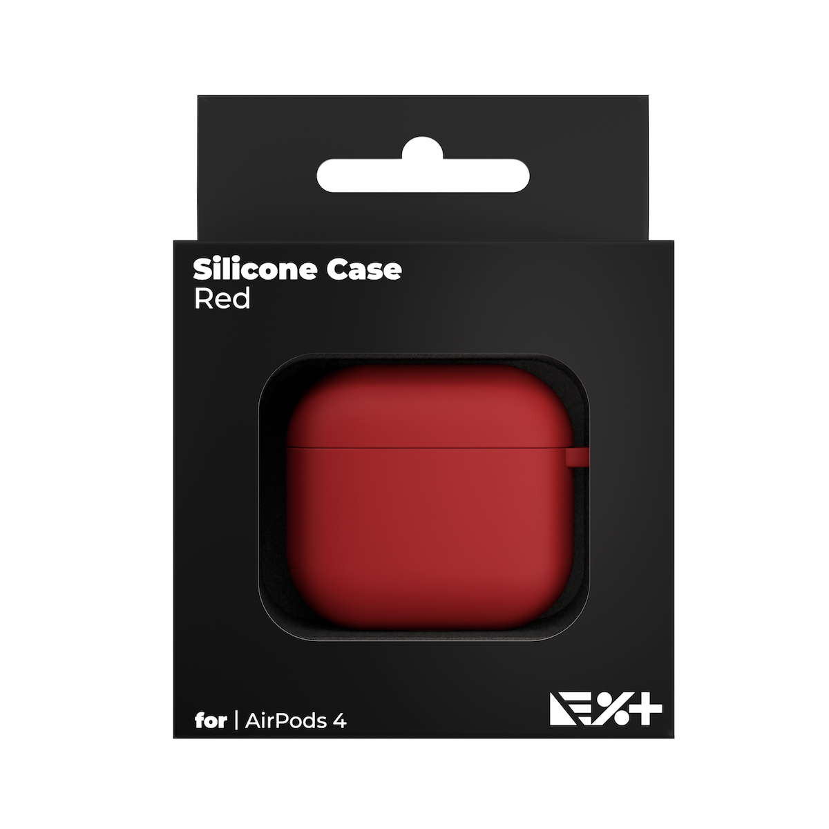 Husa de protectie NEXT ONE pentru AirPods 4, Silicon, Rosu - iSTYLE RO