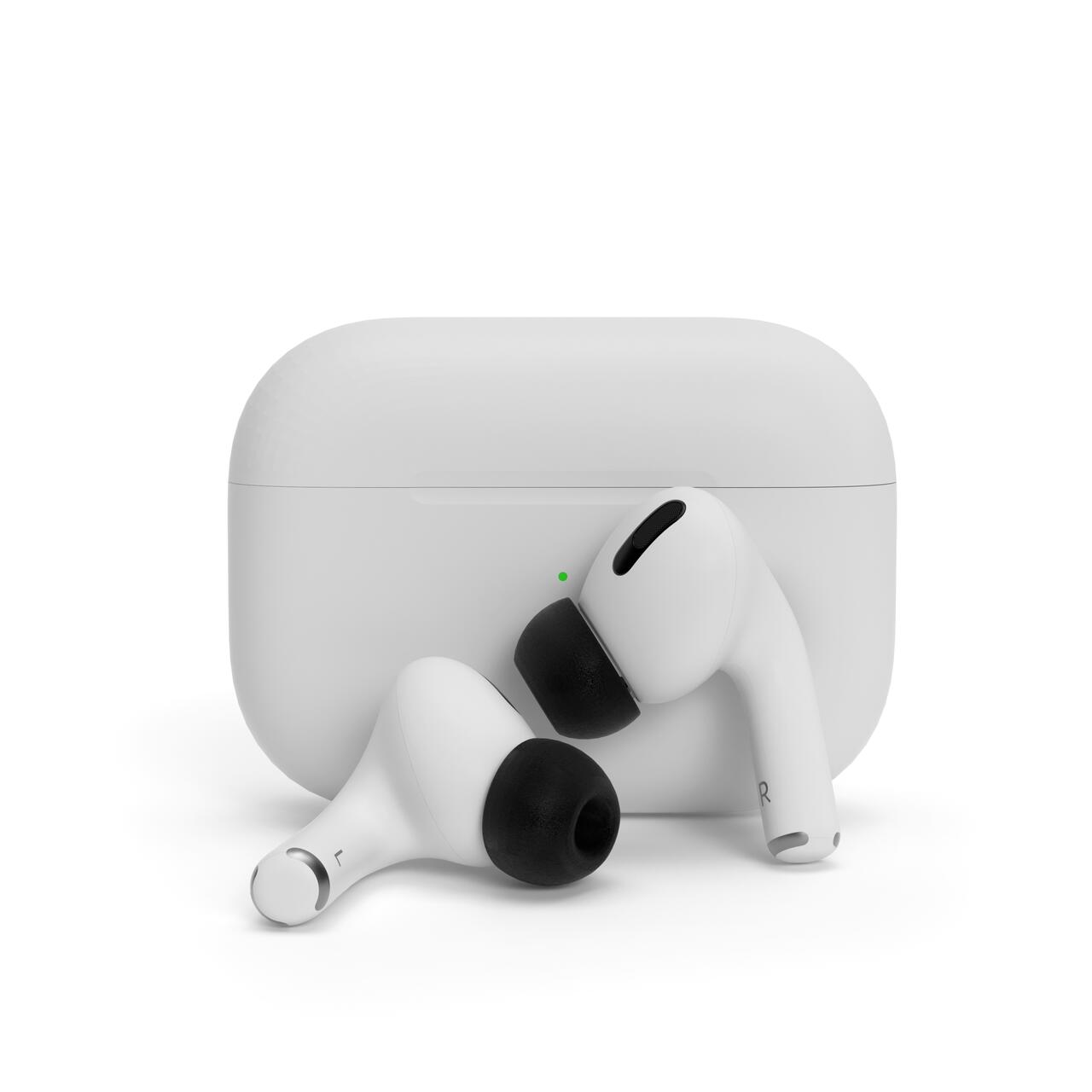 Set 4 dopuri NEXT ONE pentru AirPods S/M, Negru - iSTYLE RO