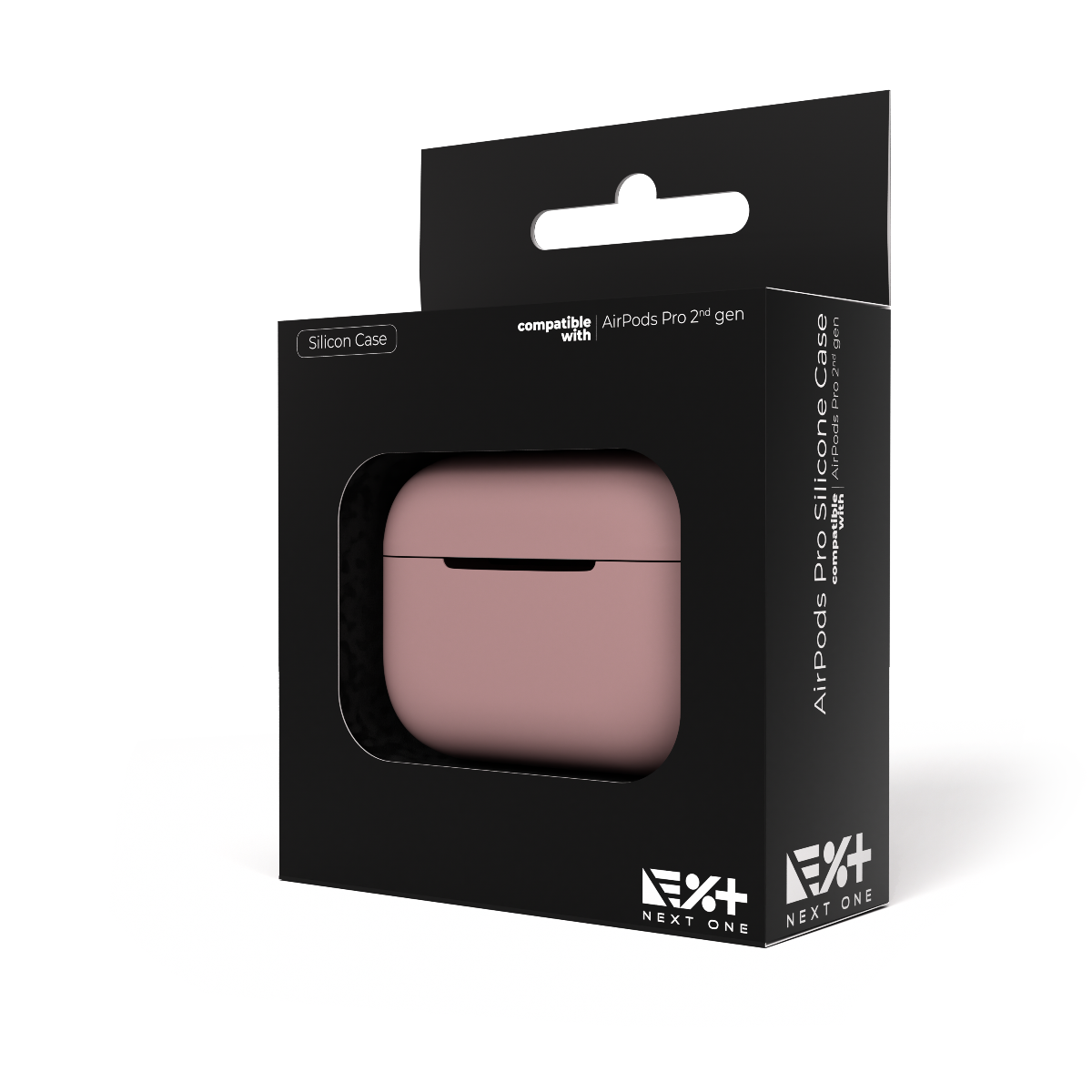Husa de protectie NEXT ONE pentru AirPods Pro (gen.2), Silicon, Roz - iSTYLE RO