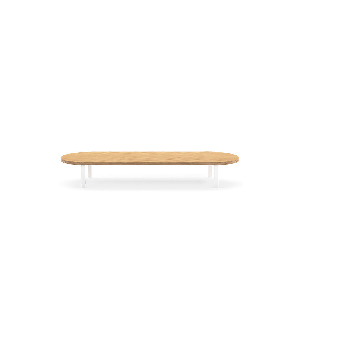 Stand Woodcessories pentru monitor Oak/White - iSTYLE RO