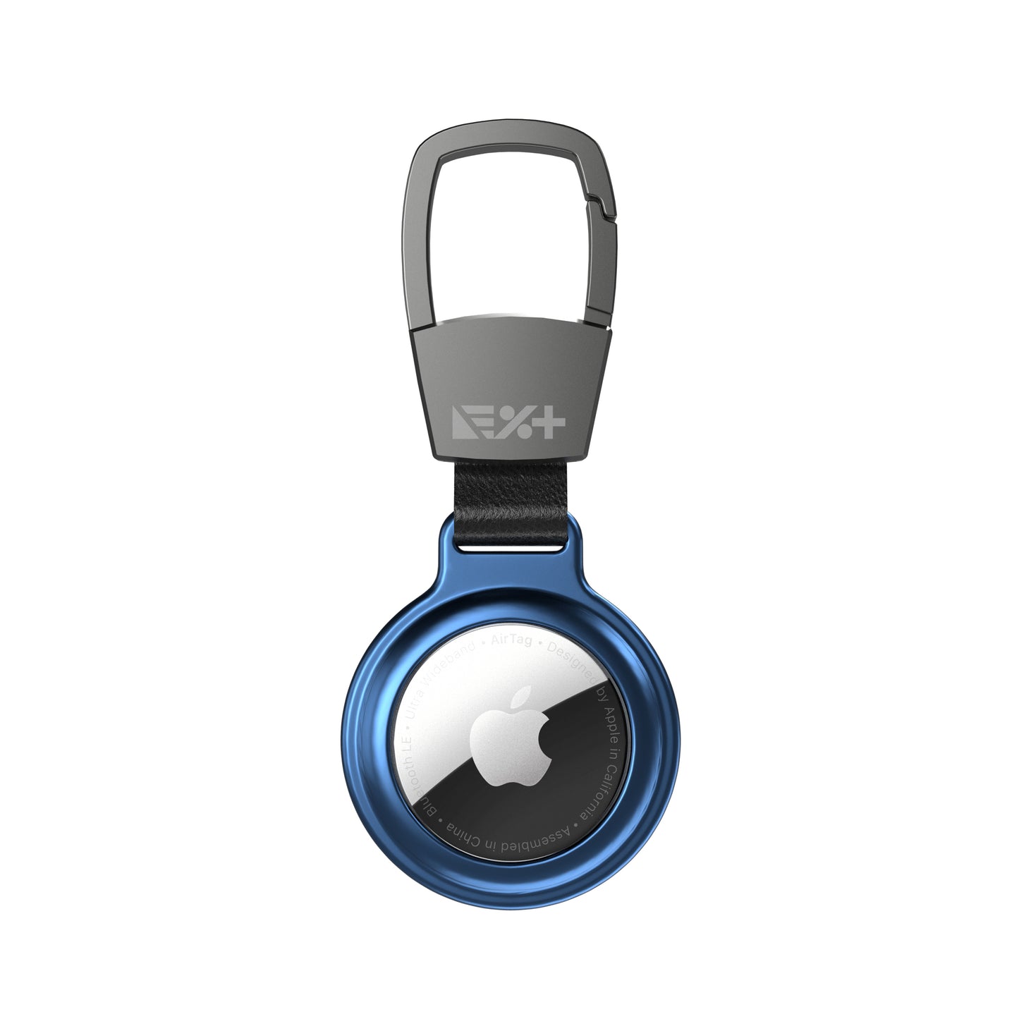 Breloc NEXT ONE pentru AirTag Magnetic Aluminium, Albastru - iSTYLE RO