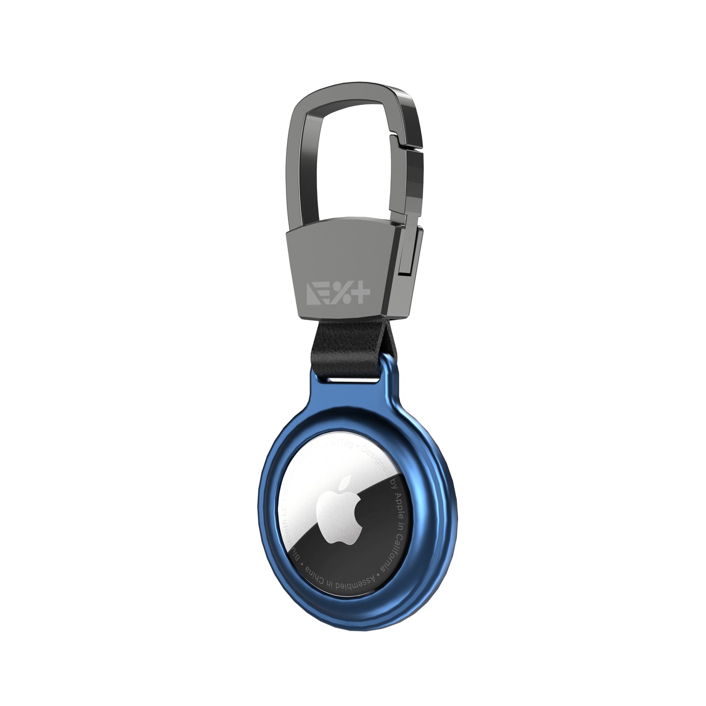 Breloc NEXT ONE pentru AirTag Magnetic Aluminium, Albastru - iSTYLE RO