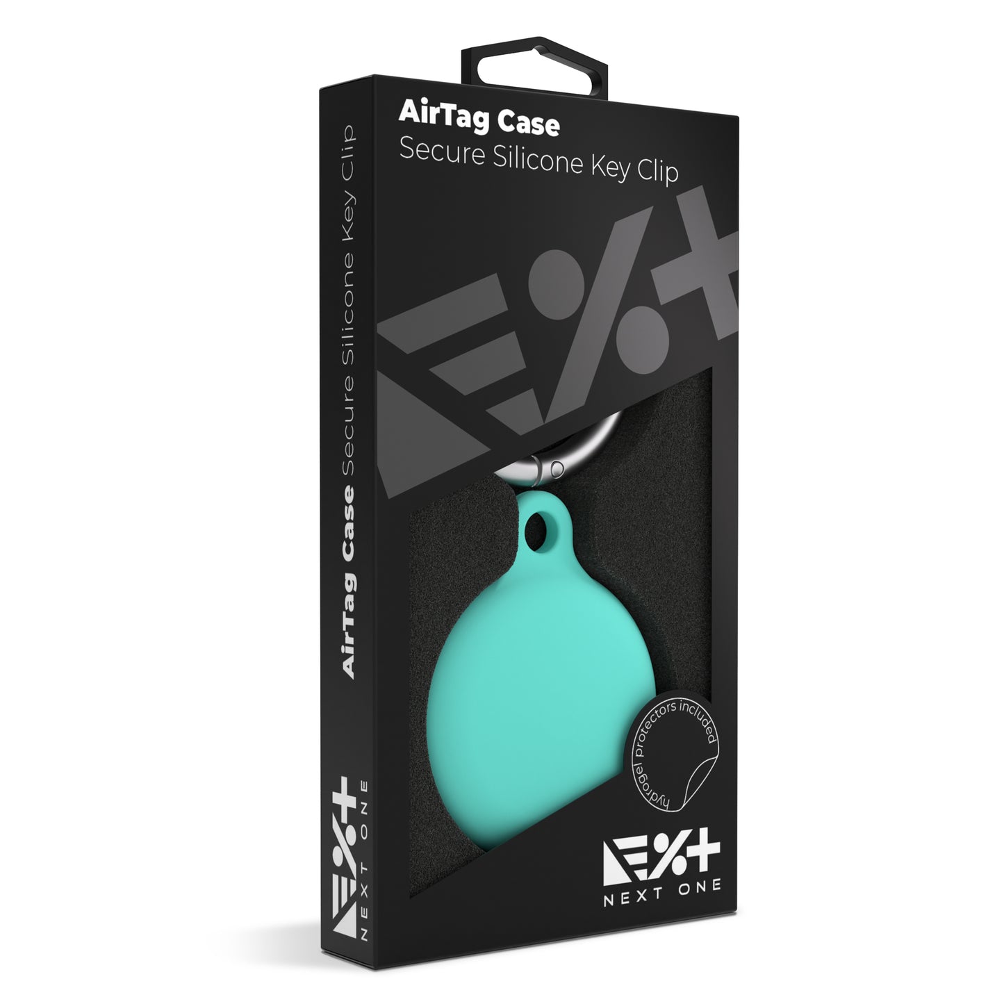 Breloc NEXT ONE pentru AirTag Silicon, Verde deschis - iSTYLE RO