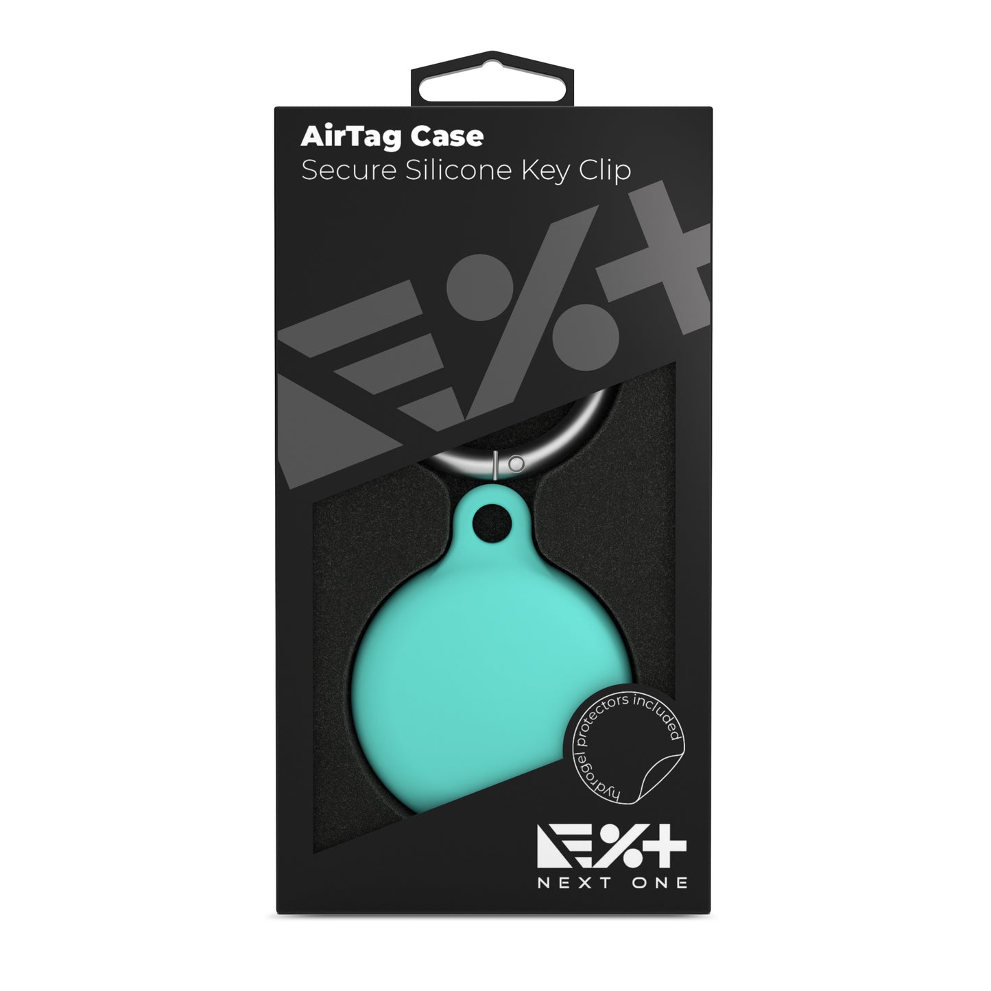 Breloc NEXT ONE pentru AirTag Silicon, Verde deschis - iSTYLE RO
