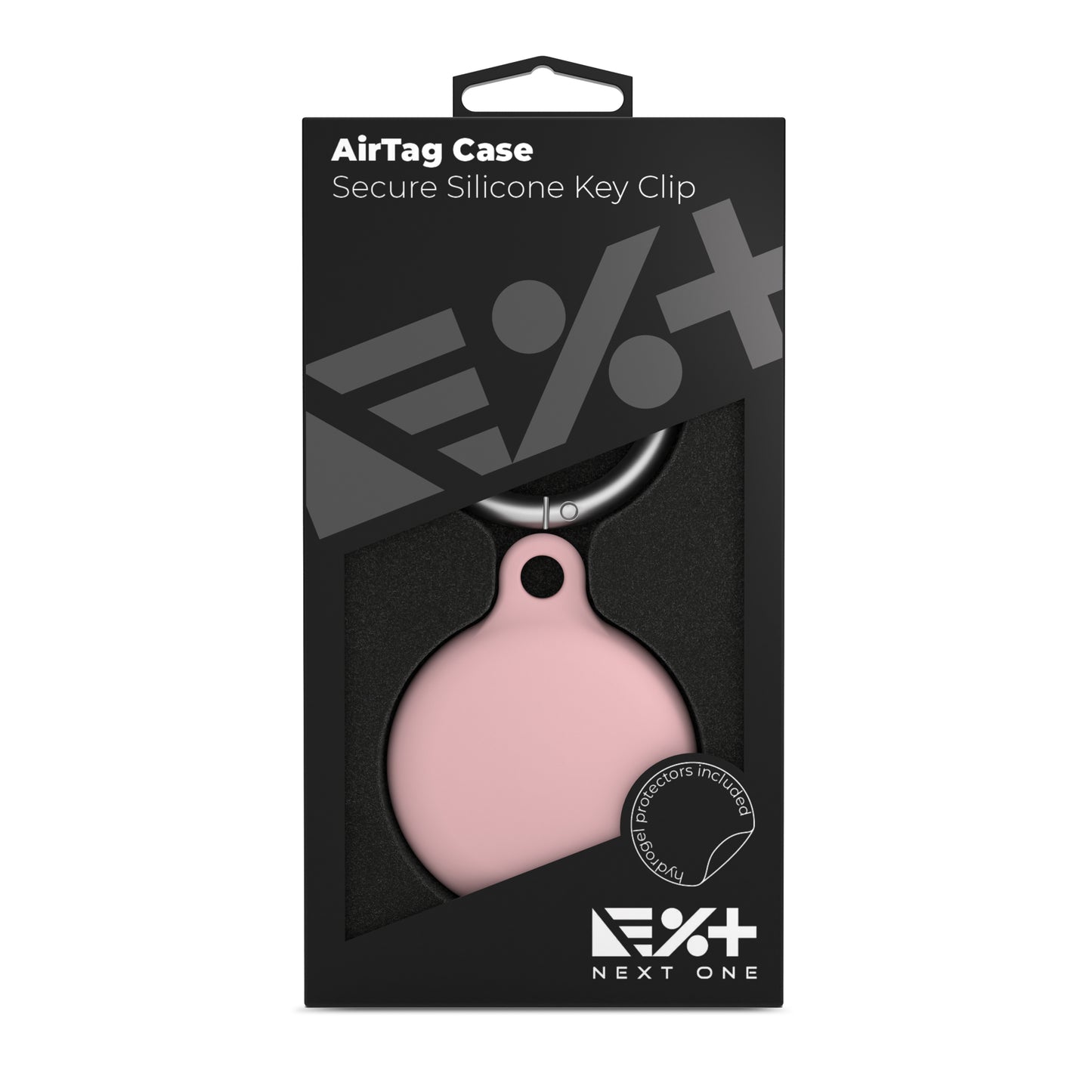 Breloc NEXT ONE pentru AirTag Silicon, Roz - iSTYLE RO