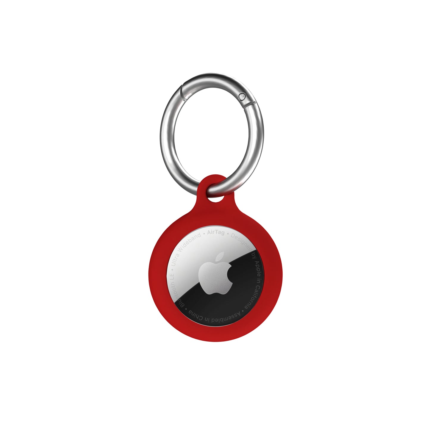 Breloc NEXT ONE pentru AirTag Silicon, Rosu - iSTYLE RO