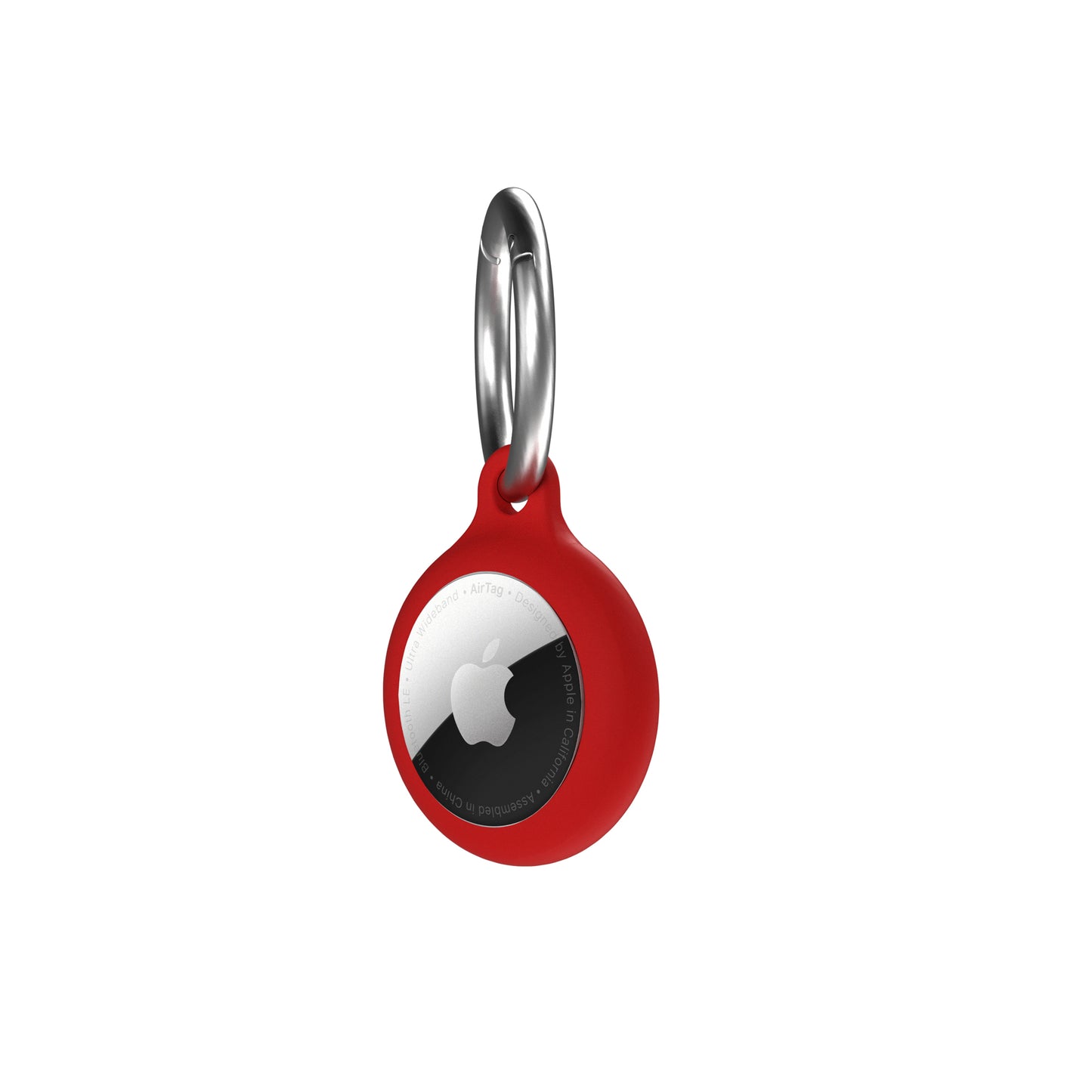 Breloc NEXT ONE pentru AirTag Silicon, Rosu - iSTYLE RO