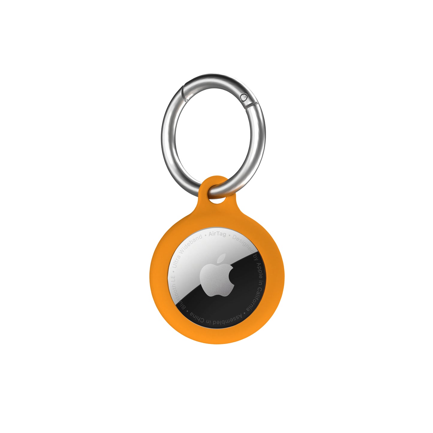 Breloc NEXT ONE pentru AirTag Silicon, Portocaliu - iSTYLE RO