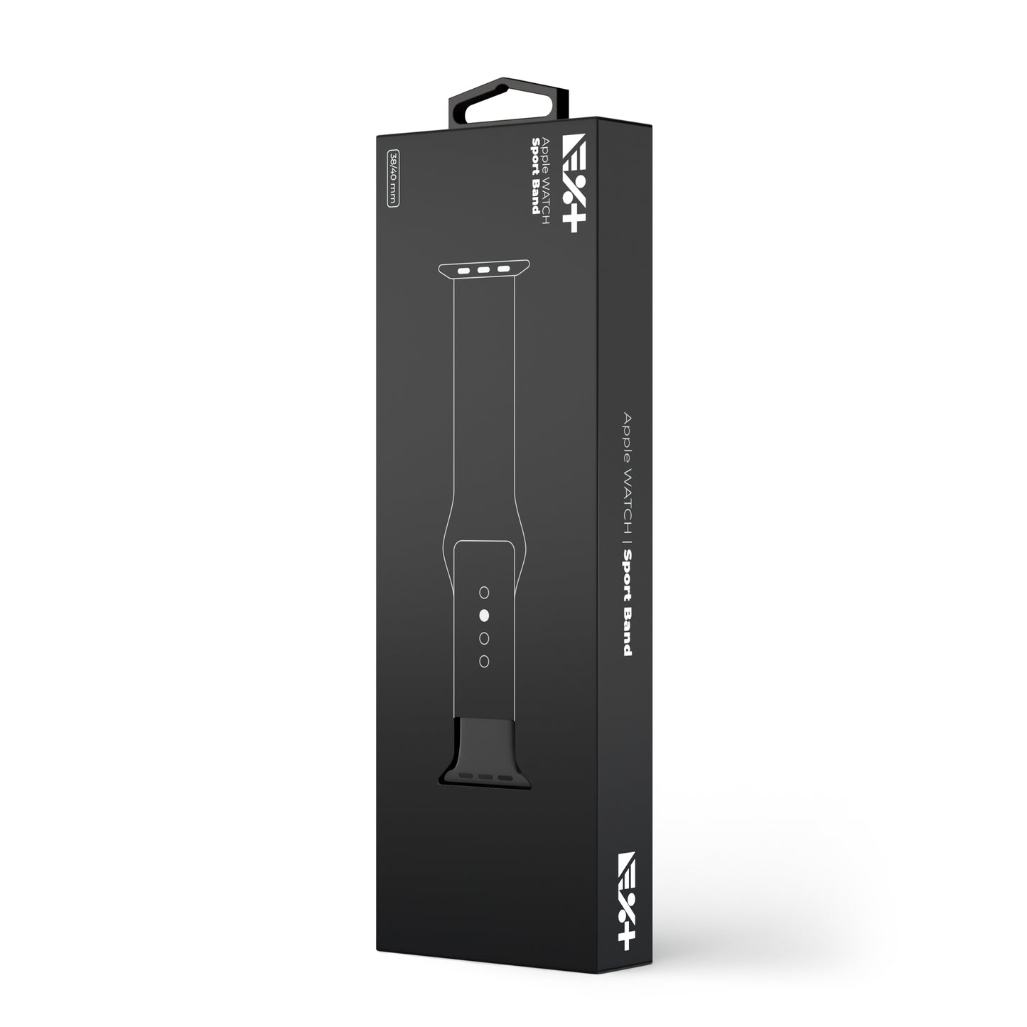 Curea NEXT ONE pentru Apple Watch 38/40mm, Silicon, Negru - iSTYLE RO