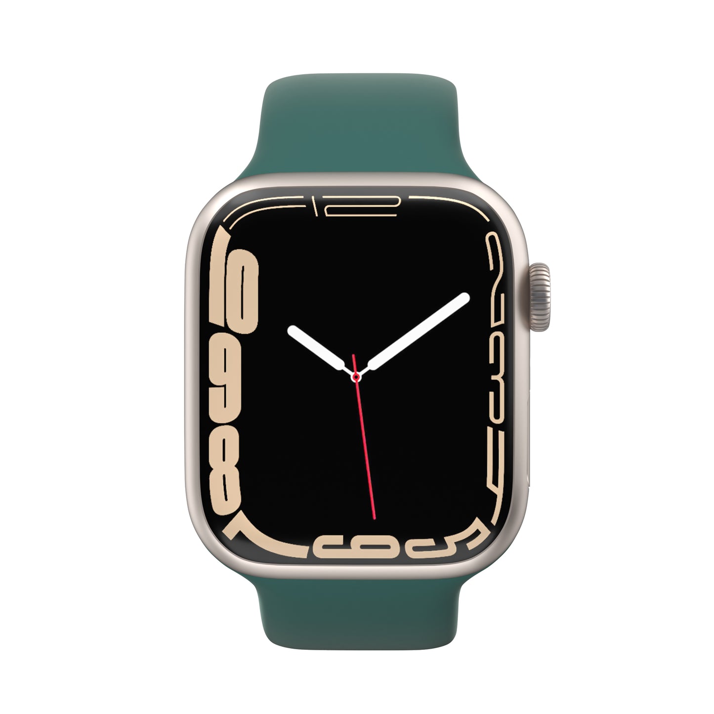 Curea NEXT ONE pentru Apple Watch 42/44mm, Silicon, Verde - iSTYLE RO
