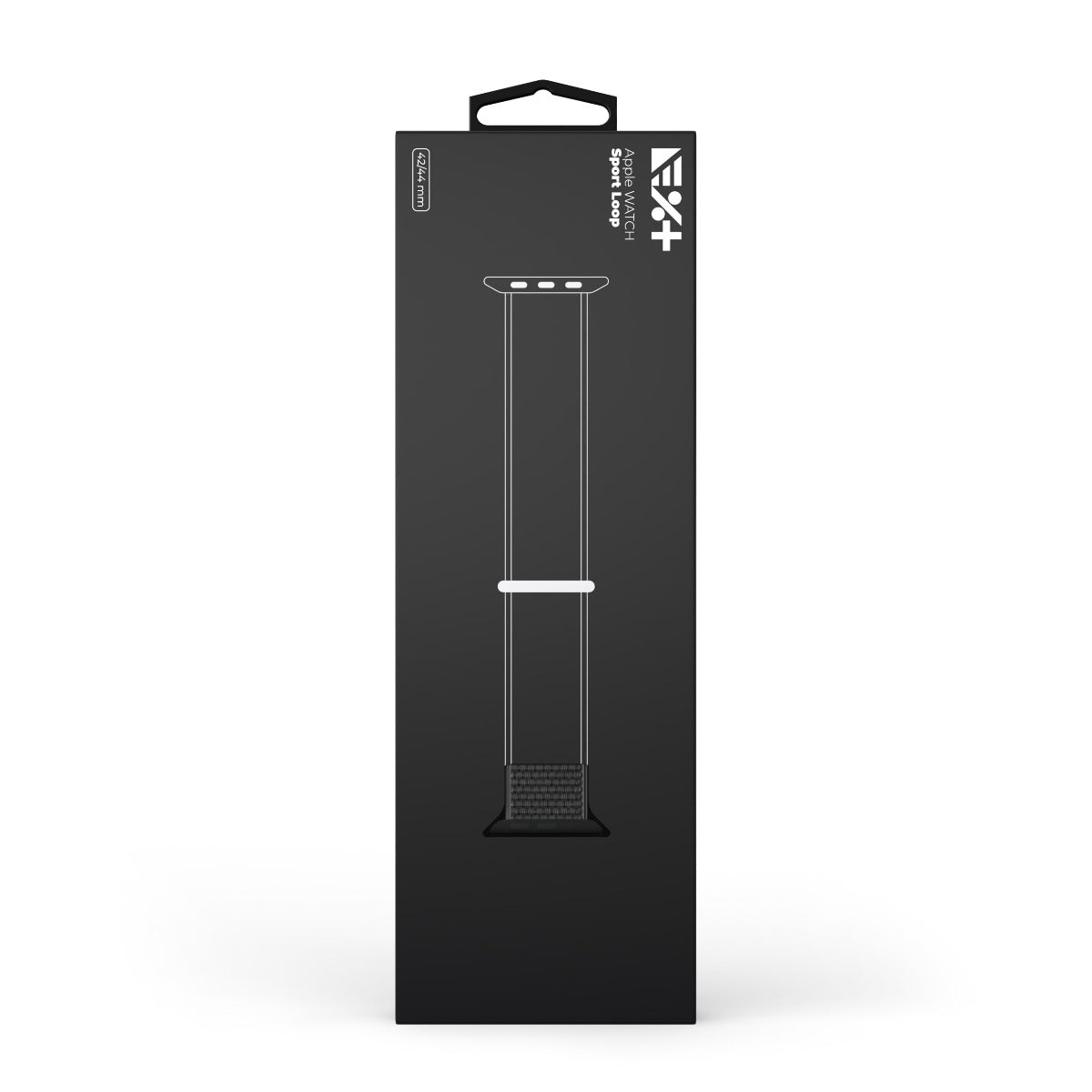 Curea NEXT ONE pentru Apple Watch 42/44mm Sport Loop, Negru - iSTYLE RO