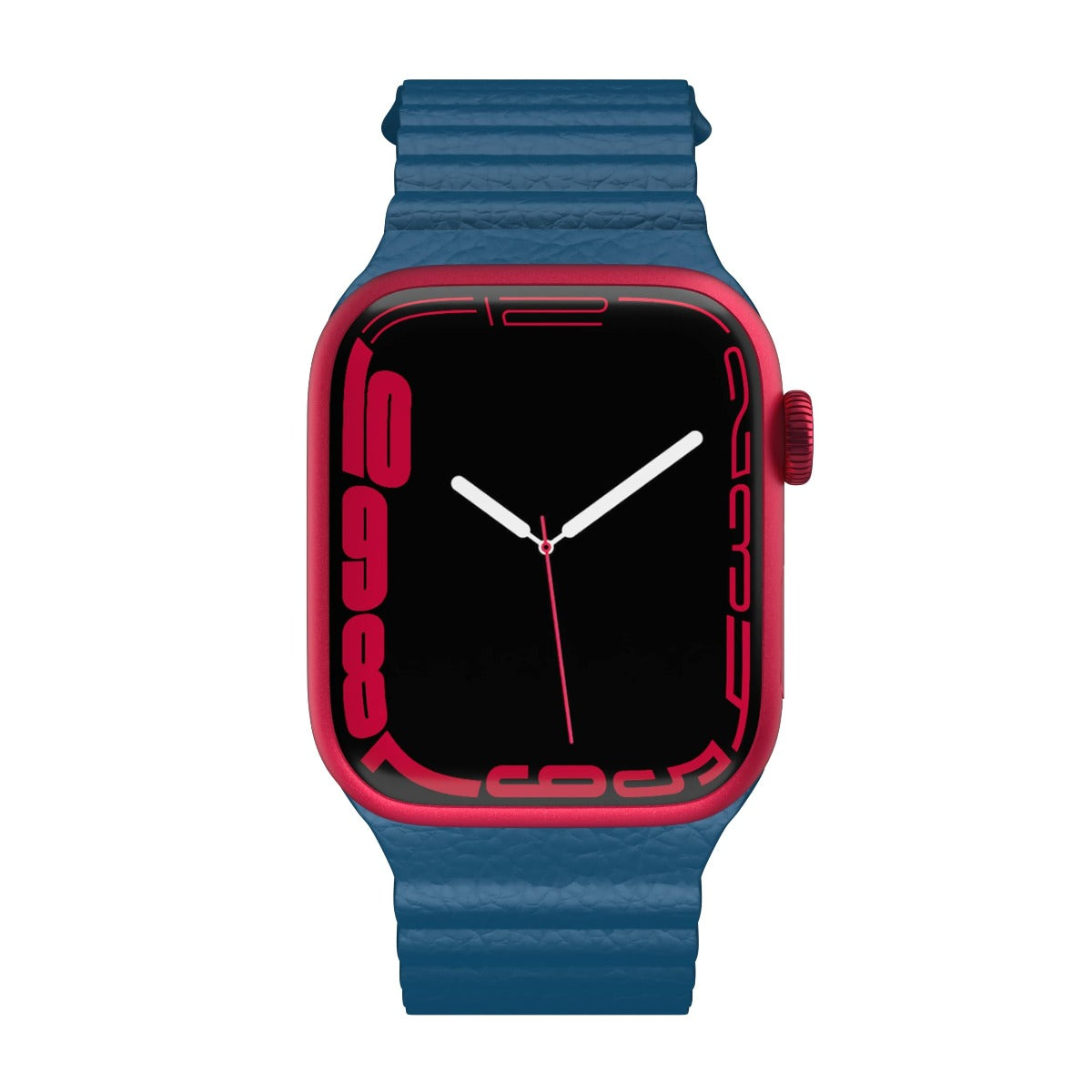 Curea NEXT ONE Leather Loop pentru Apple Watch 42-44mm, Denim Blue - iSTYLE RO