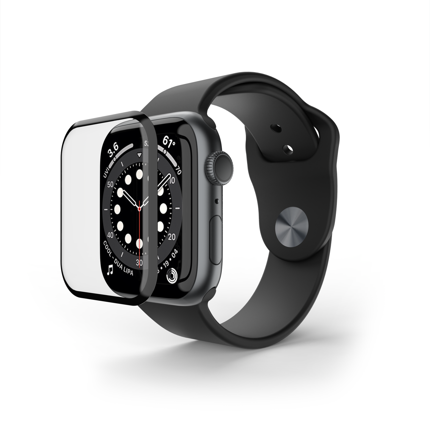 Folie de protectie 3D NEXT ONE pentru Apple Watch 44mm, Transparent - iSTYLE RO